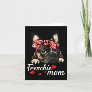 Carte Maman Chien Maman Bouledogue Français Amour Fête d