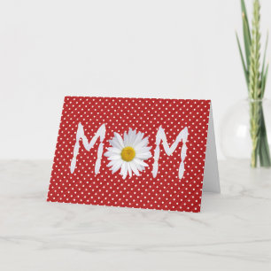 Carte Maman Daisy Sur Pois