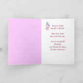 Carte Maman d'anniversaire, dentelle, jardin d'agrément (Intérieur)