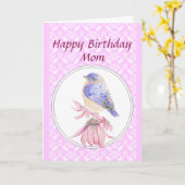 Carte Maman d'anniversaire, dentelle, jardin d'agrément (Fleur jaune)