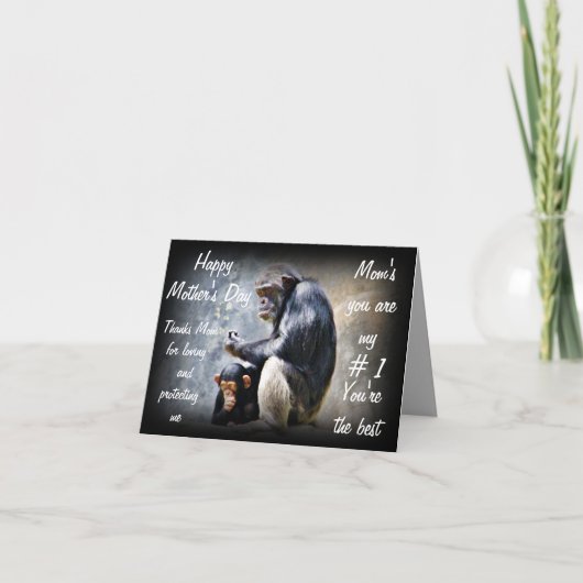 Carte Maman, Day_ de la mère heureuse (Devant)