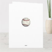 Carte Maman de baseball (Dos)