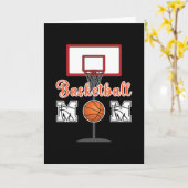 Carte Maman de basketteur (Fleur jaune)