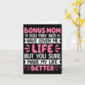 Carte Maman de bonus Vous avez rendu ma vie meilleure Fi (Fleur jaune)