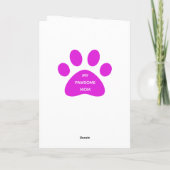 Carte Maman de chien de la fête des mères de chien (Dos)