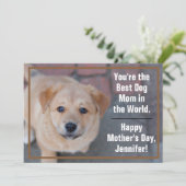 Carte Maman de chien | Fête des mères (Debout devant)