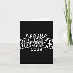 Carte Maman de danseuse rétro senior promotion 2026 dans