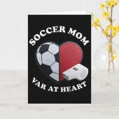 Carte Maman de foot du jour de match – Conception 3D Hea (Fleur jaune)