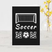 Carte Maman de footballeur (Fleur jaune)