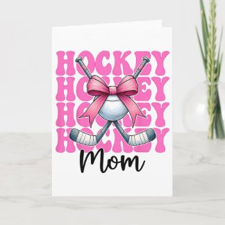 Carte Maman de hockey Maman de hockey de rue Maman Fête 