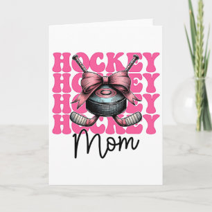 Carte Maman de hockey Maman de hockey Fête des mères Ros