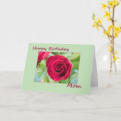 Carte Maman de joyeux anniversaire (Fleur jaune)