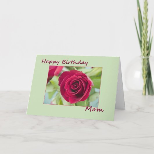 Carte Maman de joyeux anniversaire (Devant)