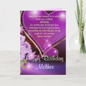 Carte Maman de joyeux anniversaire (Devant)