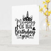 Carte Maman de la fille d'anniversaire (Fleur jaune)