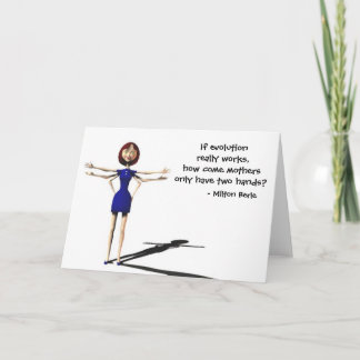 Carte Maman de la journée moderne