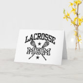 Carte Maman de lacrosse (Fleur jaune)