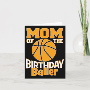 Carte Maman de l'anniversaire Byller Bysketbyll Thème de