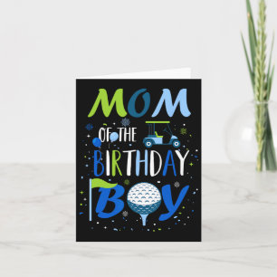 Carte Maman De L'Anniversaire Garçon Trou Dans Un Mat Sp