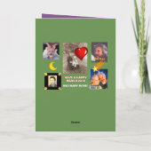 Carte Maman de Shawnee, mars heureux (Dos)