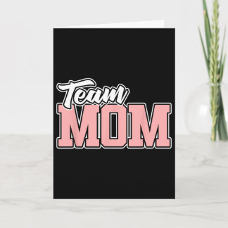 Carte Maman d'équipe Vend Footll Soccer Volleyll Softll