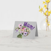 Carte Maman ! Des fleurs (Fleur jaune)