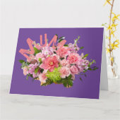 Carte Maman ! Des fleurs (Fleur jaune)