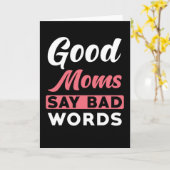 Carte Maman Dit Bonne Maman Dit Mauvaise Parole (Fleur jaune)