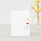 Carte Maman Dnp Mignonne Docteur De Pratique En Infirmiè (Fleur jaune)