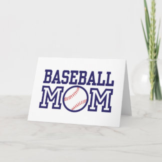 Carte Maman du baseball