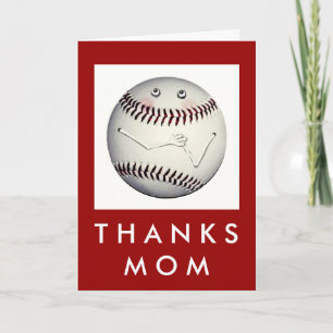 Carte Maman du baseball