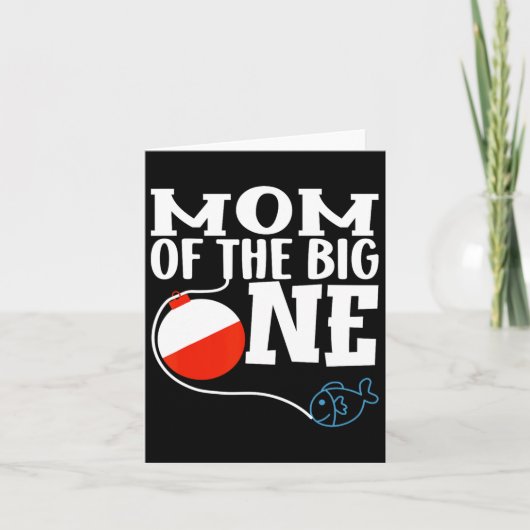 Carte Maman Du Big One Fishing Boy Premier Anniversaire  (Devant)