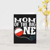 Carte Maman Du Big One Fishing Boy Premier Anniversaire  (Fleur jaune)