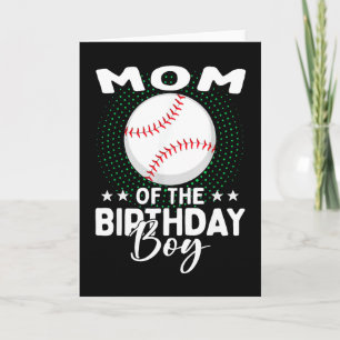 Carte Maman du garçon qui fête son anniversaire Joueur d