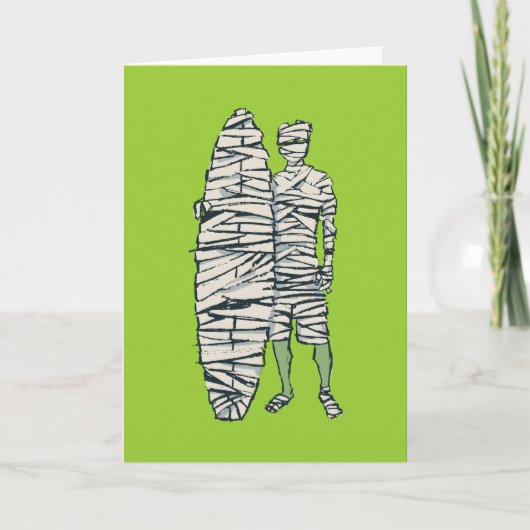Carte Maman du surf Halloween (Devant)