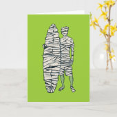 Carte Maman du surf Halloween (Fleur jaune)