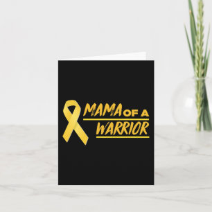 Carte Maman D'Un Guerrier Mère Sensibilisation Au Cancer