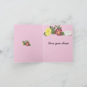 Carte Maman éditable Rose sauvage (Intérieur)