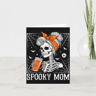 Carte Maman effrayante Halloween vintage mère effrayante