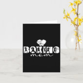 Carte Maman en boxe Boxe Mère Fier Boxe Mama (Fleur jaune)