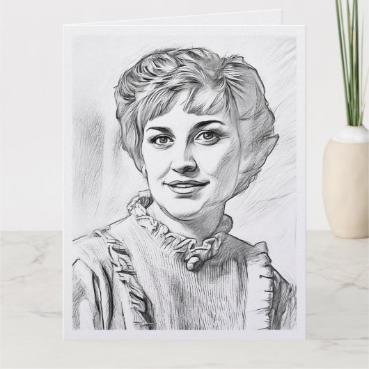 Carte Maman en dessin informatique (Devant)