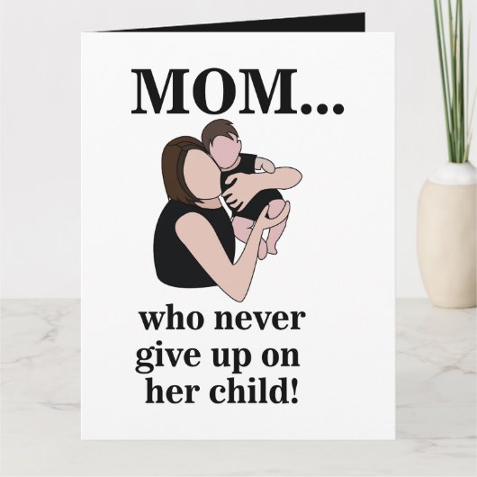 Carte Maman Enfant Mère Maman (Devant)