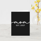 Carte Maman Est 2027 Maman D Fête Des Mères Ized (Fleur jaune)