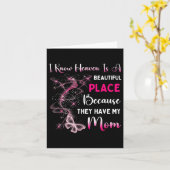 Carte Maman est mon ange gardien au ciel Jour de la mémo (Fleur jaune)