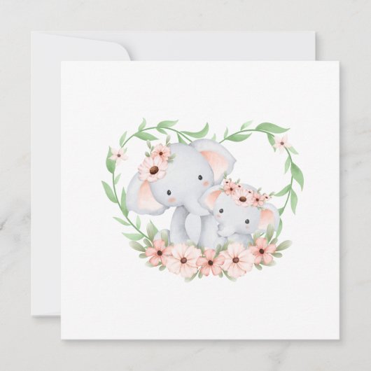 carte maman et bébé (Devant)