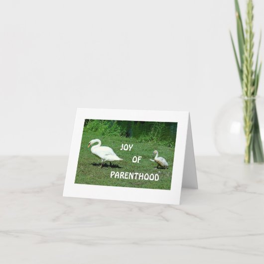 CARTE MAMAN ET BÉBÉ SWAN (Devant)