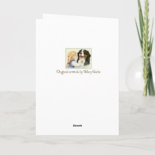 Carte Maman et chiots (Dos)