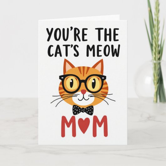 Carte Maman Féline Crisp (Devant)