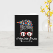 Carte Maman - Fête des mères Archer Bowman Bows (Fleur jaune)