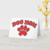 Carte Maman Fête du chien (Fleur jaune)